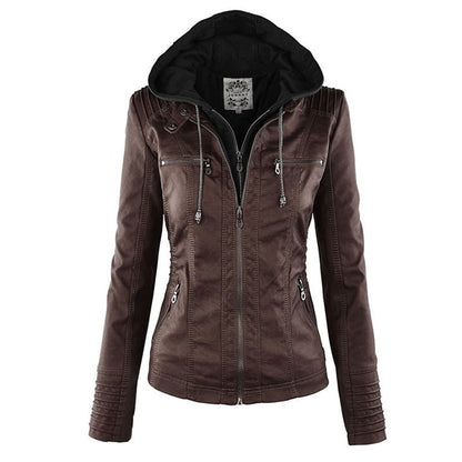 LIESL - Leather summer jacket for women 