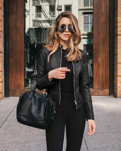 Liana | Stylish and comfortable leather jacket