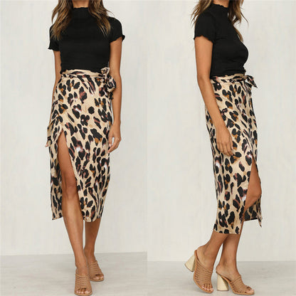 EHLEYR - Leopard Print Skirt