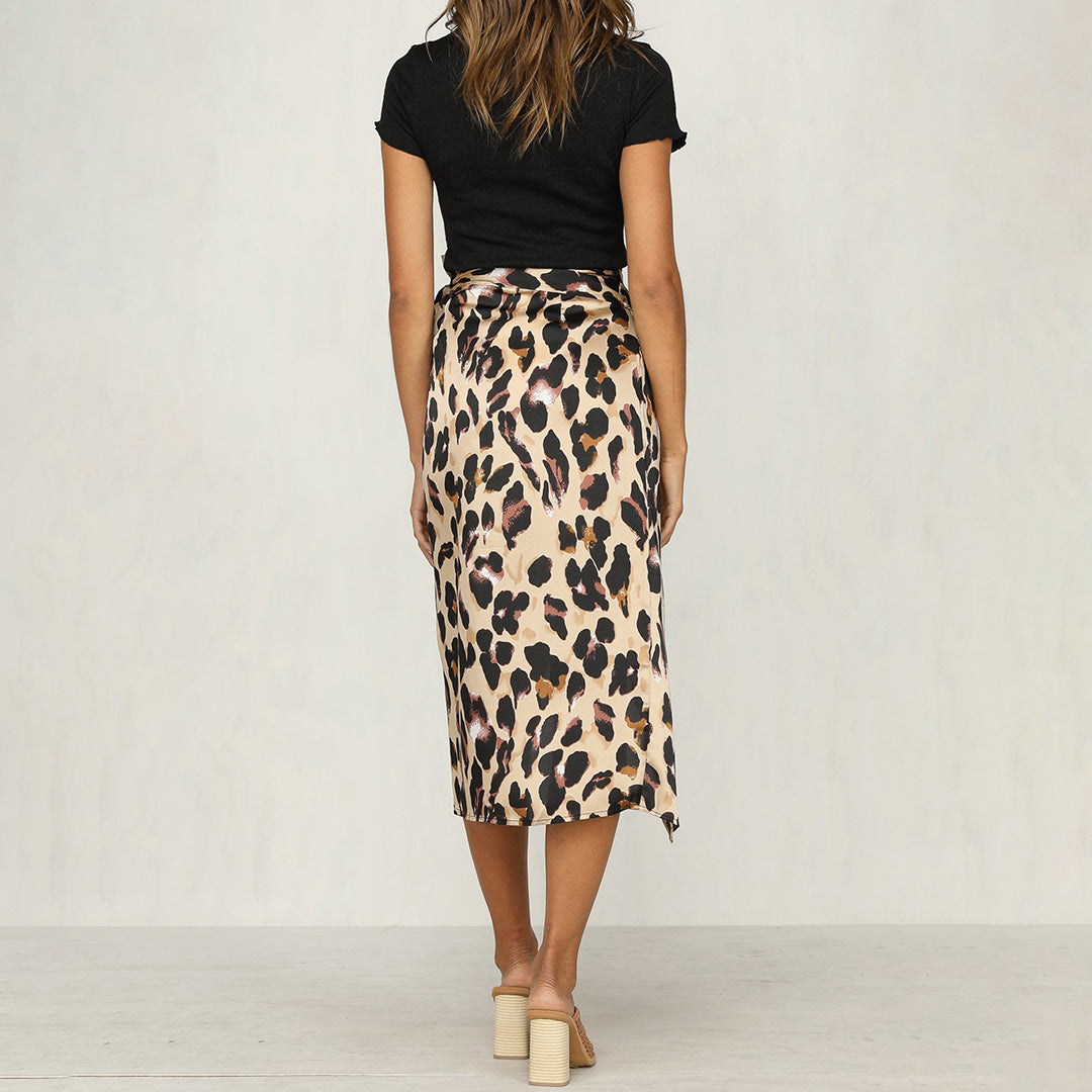 EHLEYR - Leopard Print Skirt