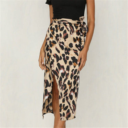 EHLEYR - Leopard Print Skirt