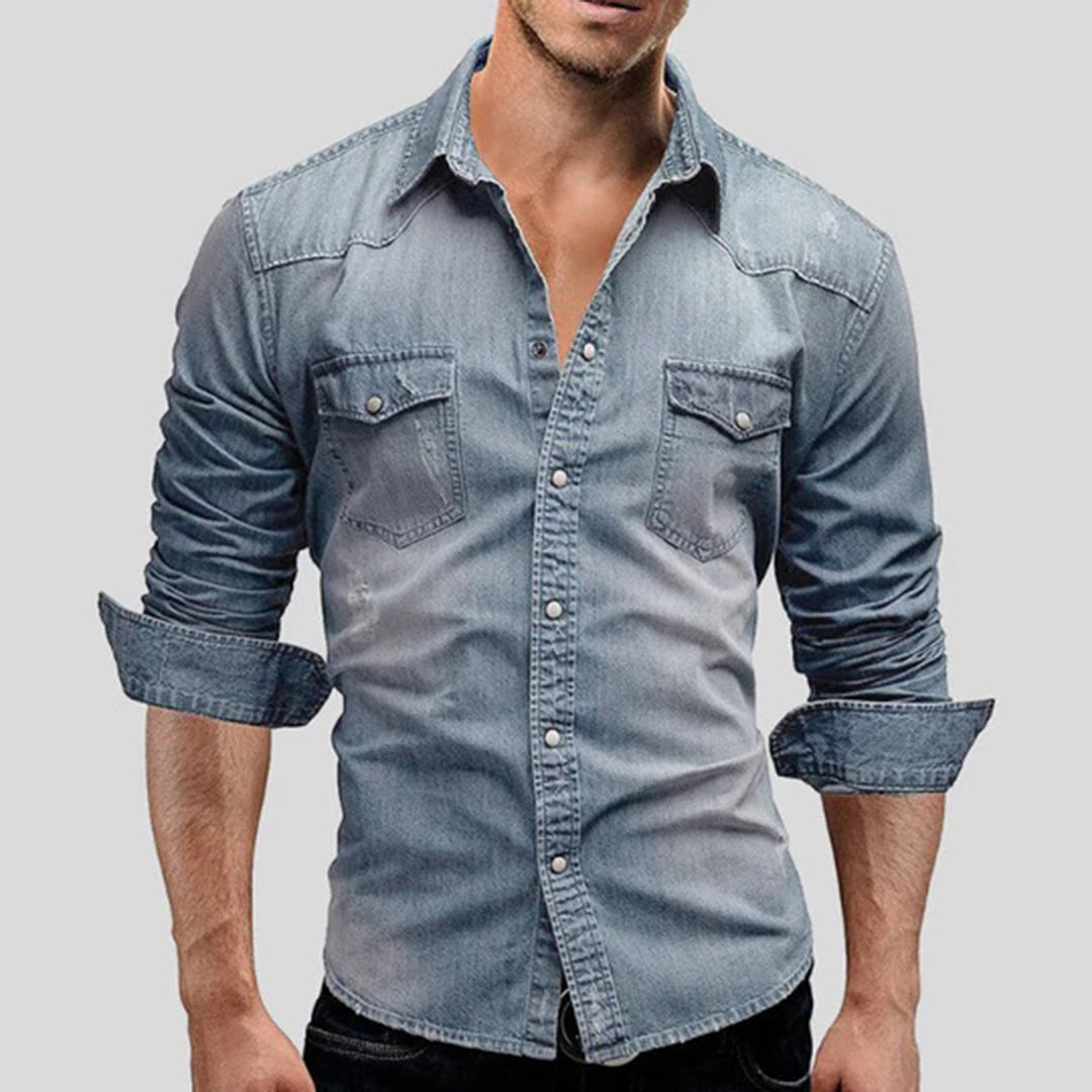 LARRY - Casual lange mouwen shirt