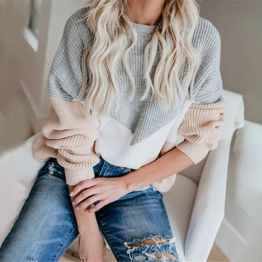 CHARLOTTE - Stylish knitted sweater 