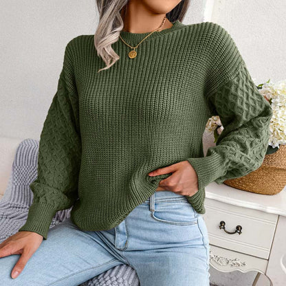 Lisa | Relaxed solid color knitted sweater