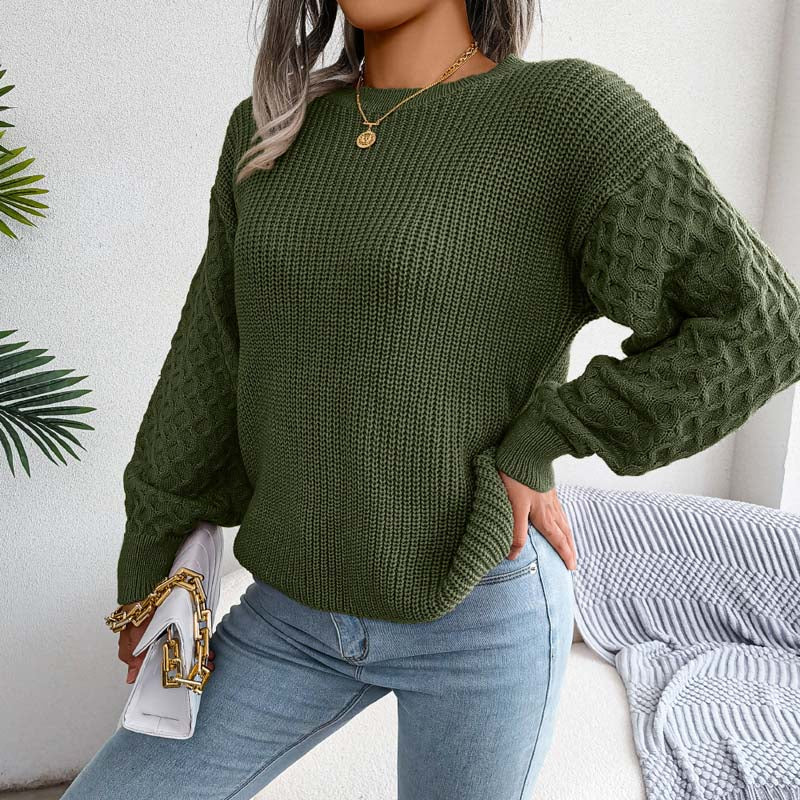 Lisa | Relaxed solid color knitted sweater