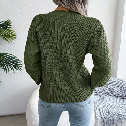 Lisa | Relaxed solid color knitted sweater