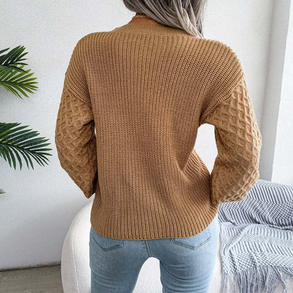 Lisa | Relaxed solid color knitted sweater