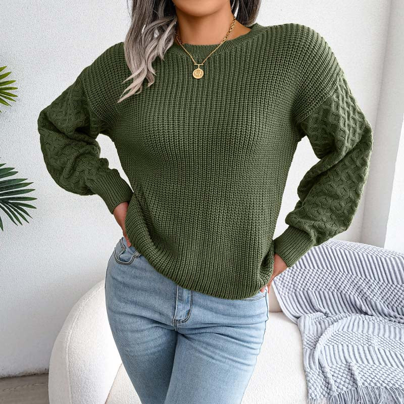 Lisa | Relaxed solid color knitted sweater