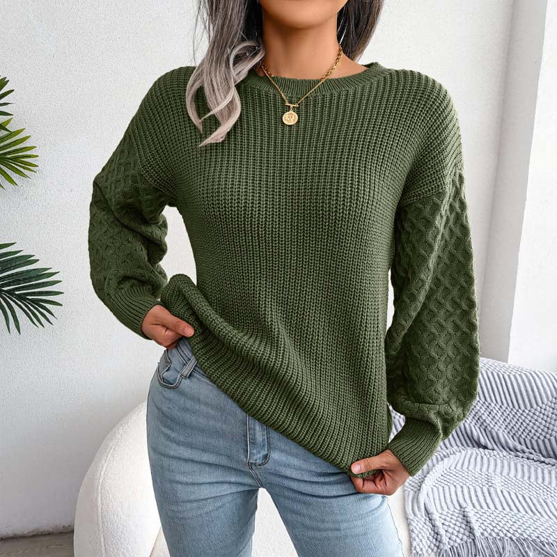 Lisa | Relaxed solid color knitted sweater