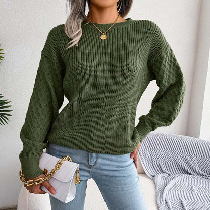 Lisa | Relaxed solid color knitted sweater