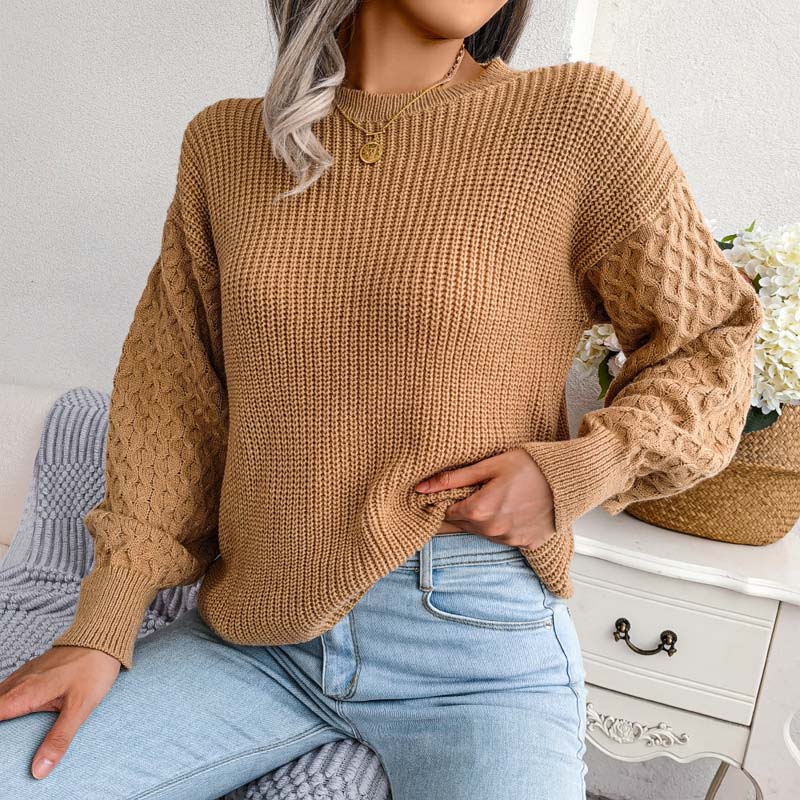 Lisa | Relaxed solid color knitted sweater