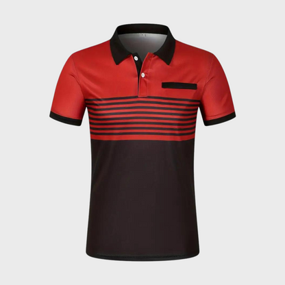 Otha - Striped Men's Polo Shirt