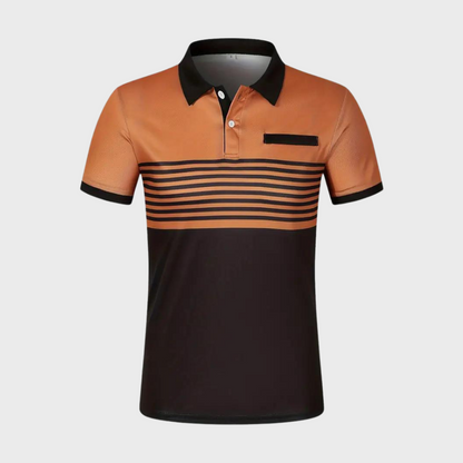 Otha - Striped Men's Polo Shirt