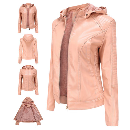 MIRJETE - Stylish leather jacket