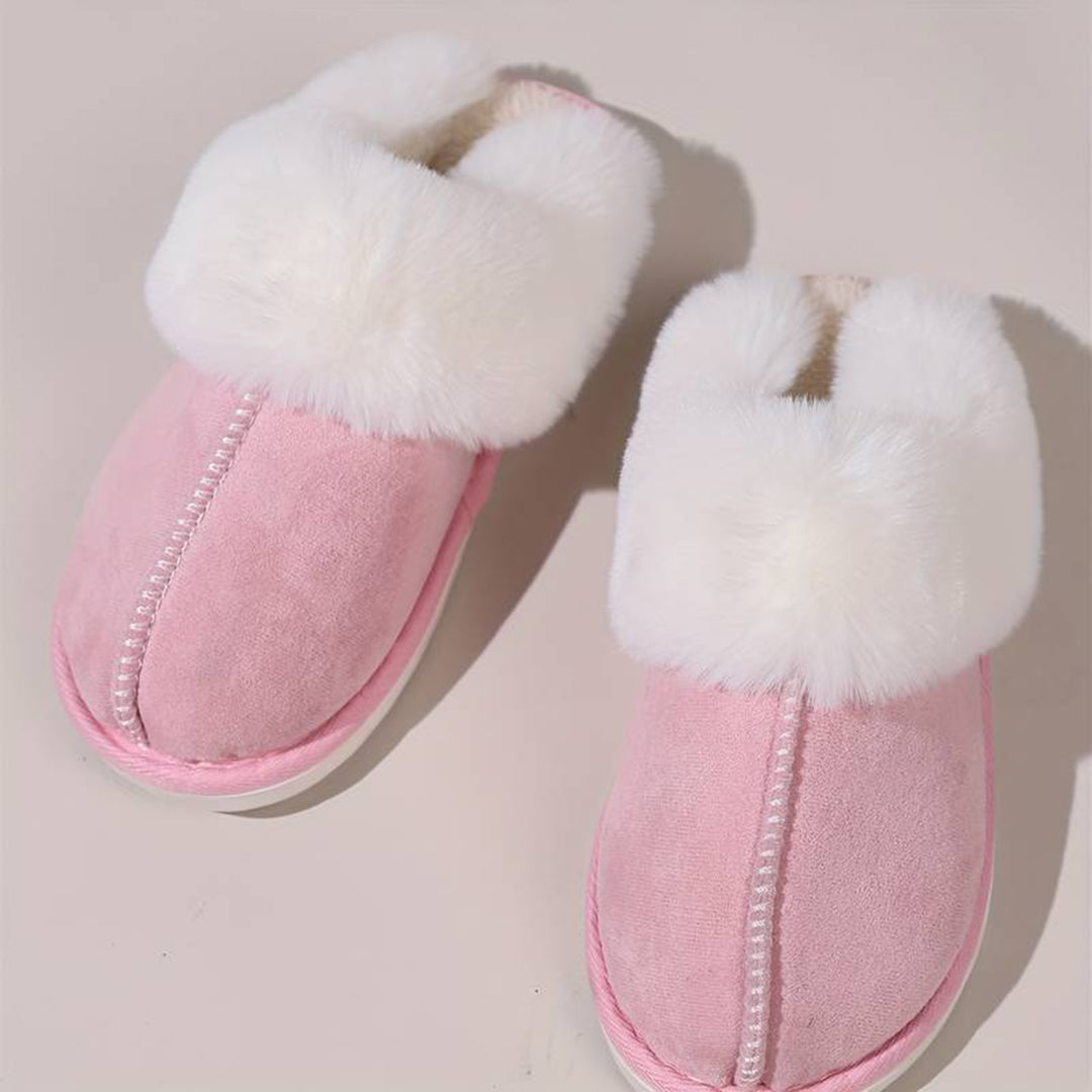 THIJS - Warm slip-on slippers for women