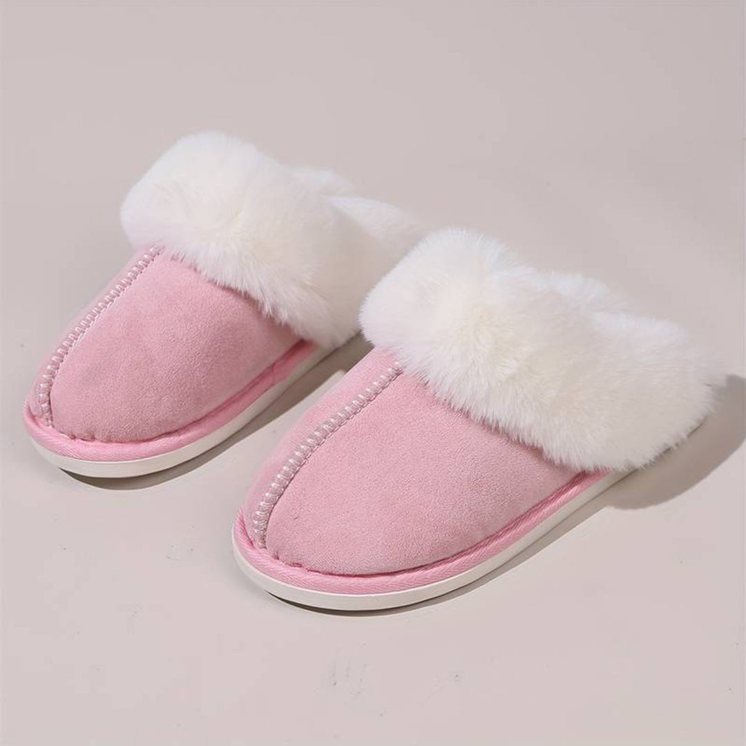 THIJS - Warm slip-on slippers for women