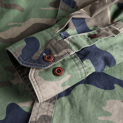 AUBERT - Men's camouflage shirts