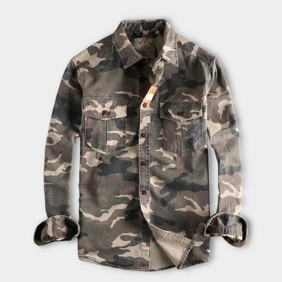 AUBERT - Men's camouflage shirts