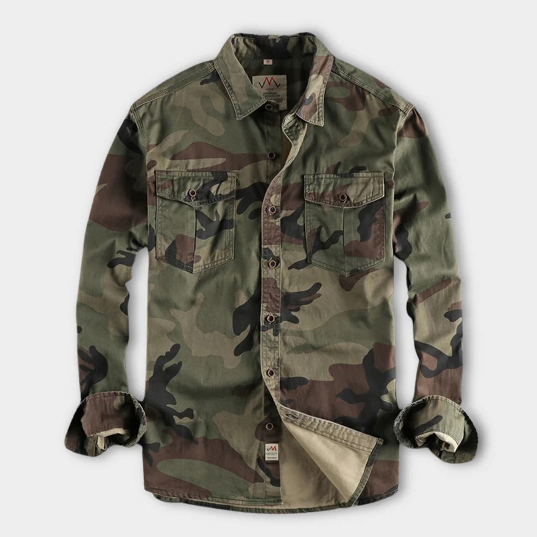 AUBERT - Men's camouflage shirts