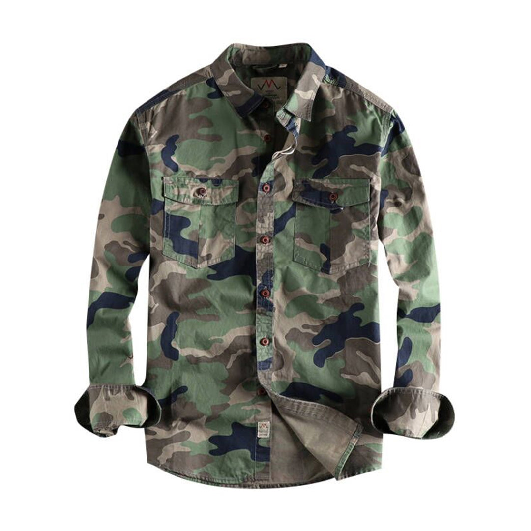 AUBERT - Men's camouflage shirts