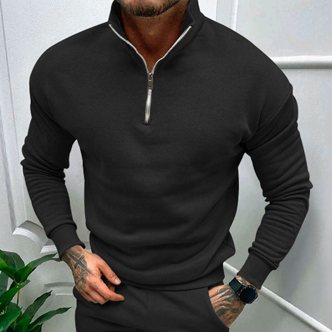 RUSSELL - Men's Half Zip Sweater 