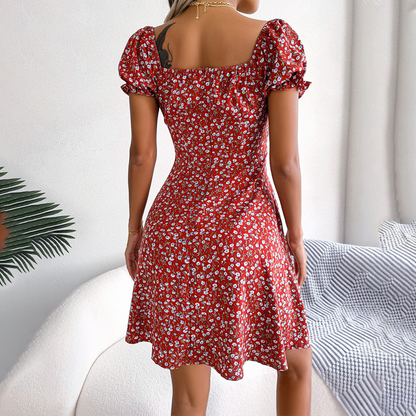 Thea - Flower mini dress