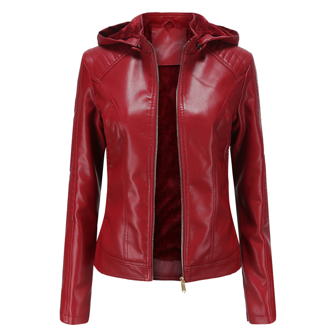 MIRJETE - Stylish leather jacket