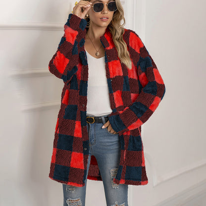 VIALI - Comfortable checked jacket