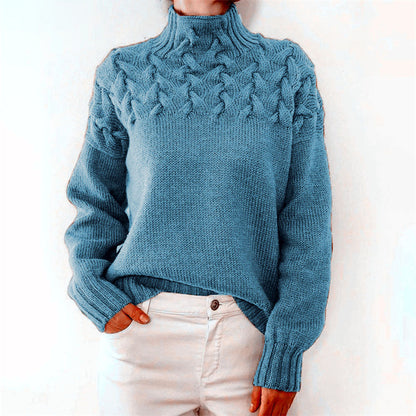 SANSA - Women's Knitted Turtleneck Sweater