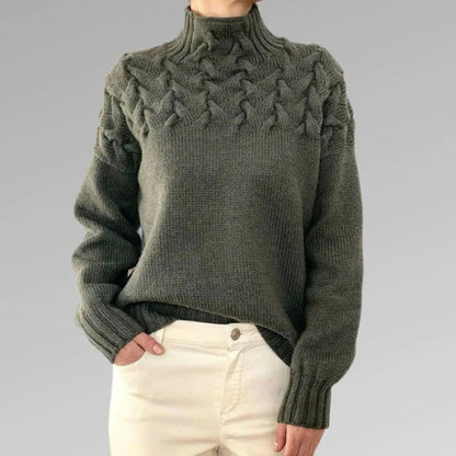 SANSA - Women's Knitted Turtleneck Sweater