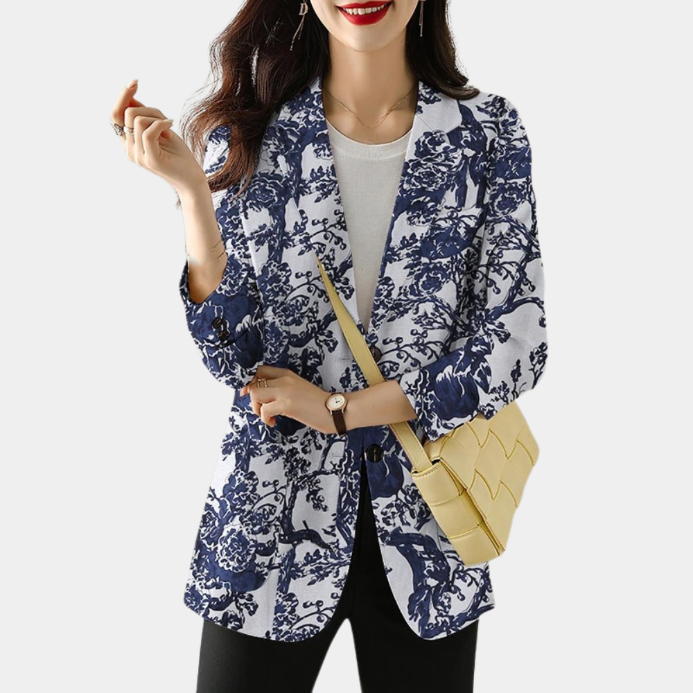 Sharinda - Bloemen blazer voor dames