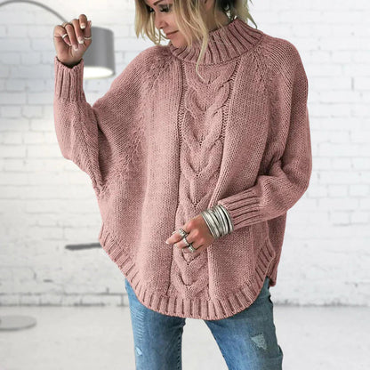 VERICA - Long chunky knit sweater for women