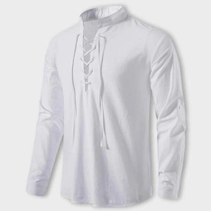 LASZLO - Elegant V-neck shirt