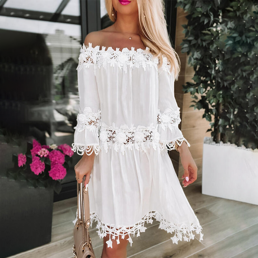 DOROTA - Stylish off shoulder dress