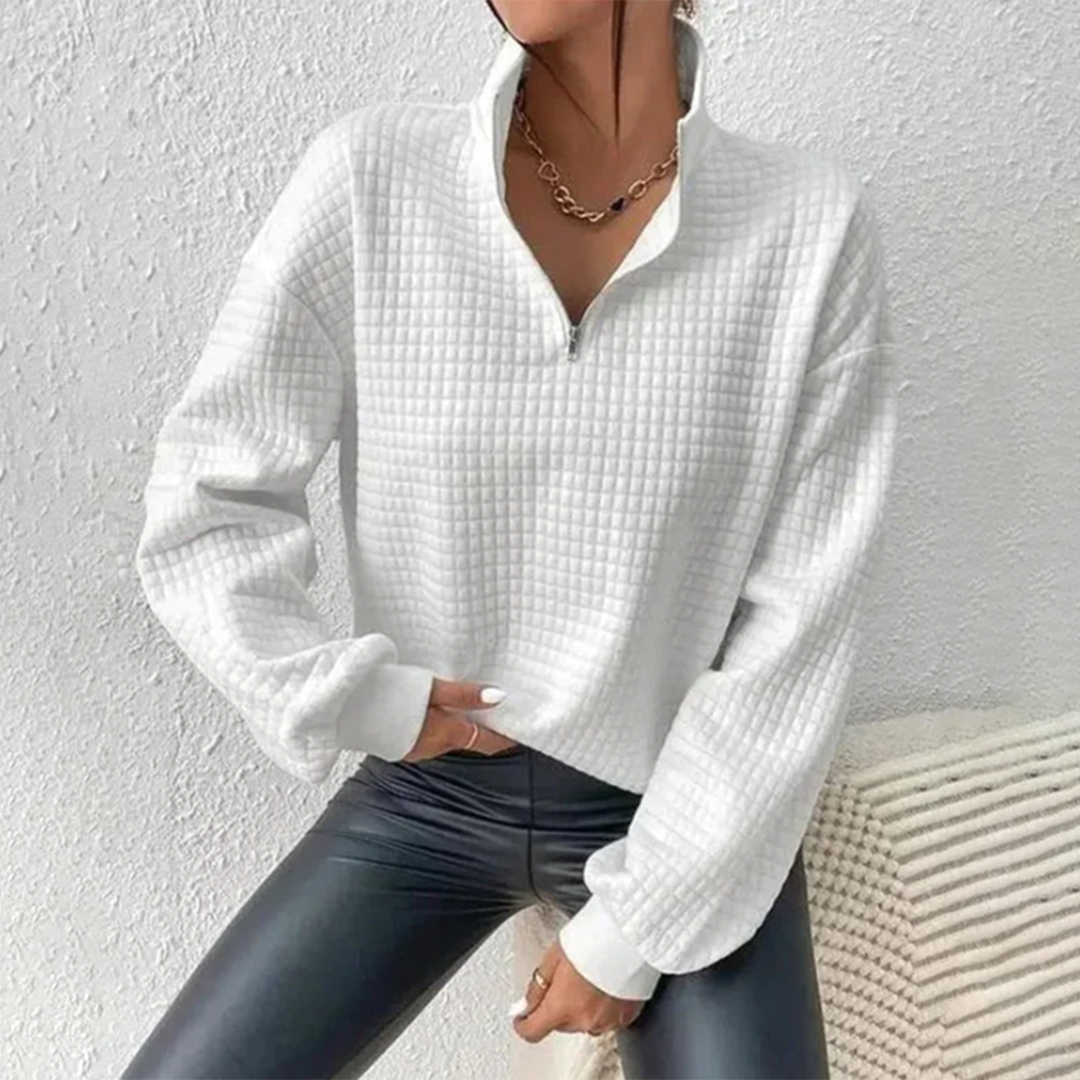 ELEGANT - Sweater with zipper