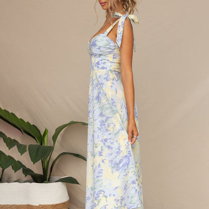 BRIA - Fashionable floral midi dress