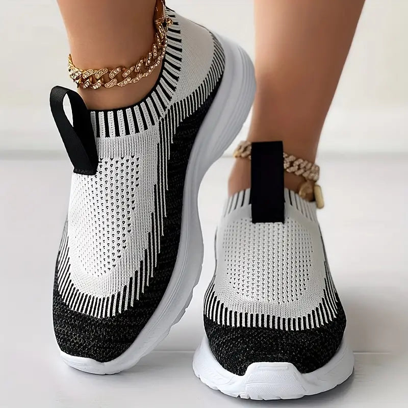 CLAIRE - Women's knitted casual sneakers