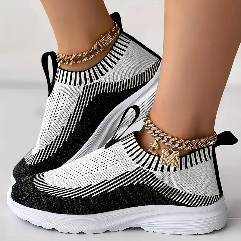 CLAIRE - Women's knitted casual sneakers