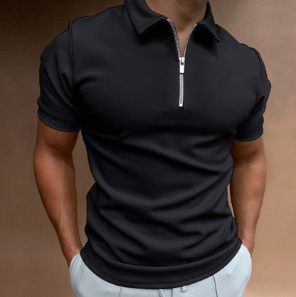 Santiago Zip-Up Polo | 50% OFF