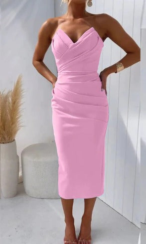 Ivanna™ | Elegant Strapless Dress 