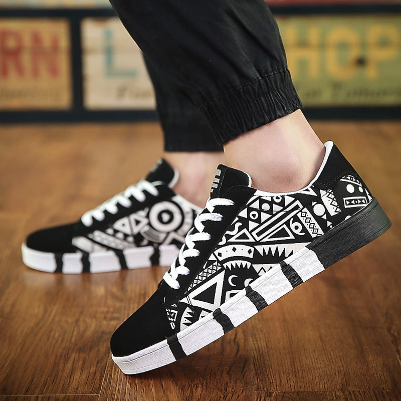 Aktaion - Casual schoenen met print