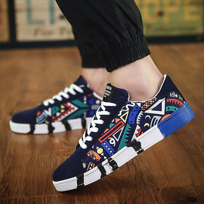 Aktaion - Casual schoenen met print