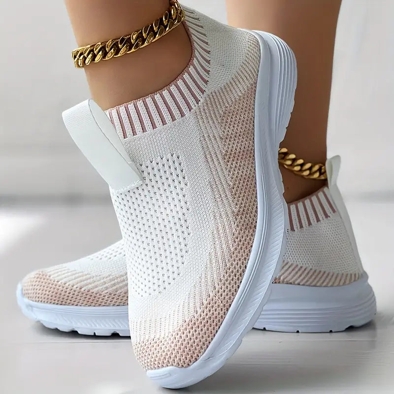 CLAIRE - Women's knitted casual sneakers