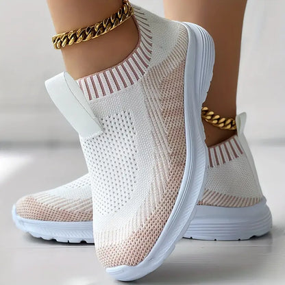 CLAIRE - Women's knitted casual sneakers