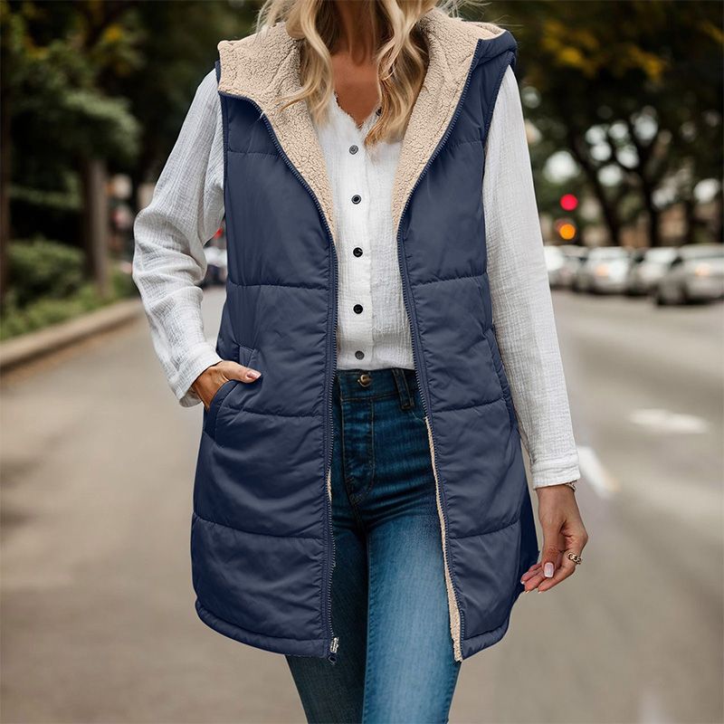 Ane - Reversible sleeveless vest for women